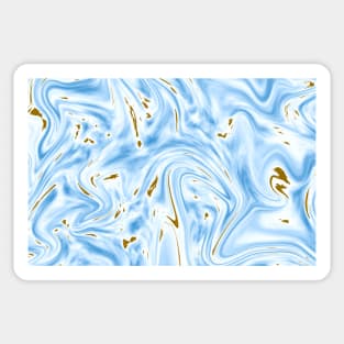 Abstract Swirling Marble Pattern Sticker